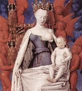 FOUQUET, Jean Virgin and Child Surrounded by Angels dfg oil